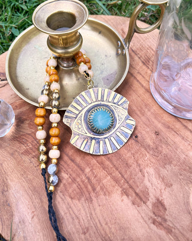 Collier Œil de protection amazonite