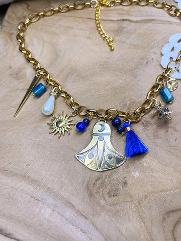 Collier L’or d’Isis Lotus