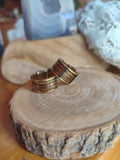 Bague artisanale indienne en laiton et cuivre réglable
